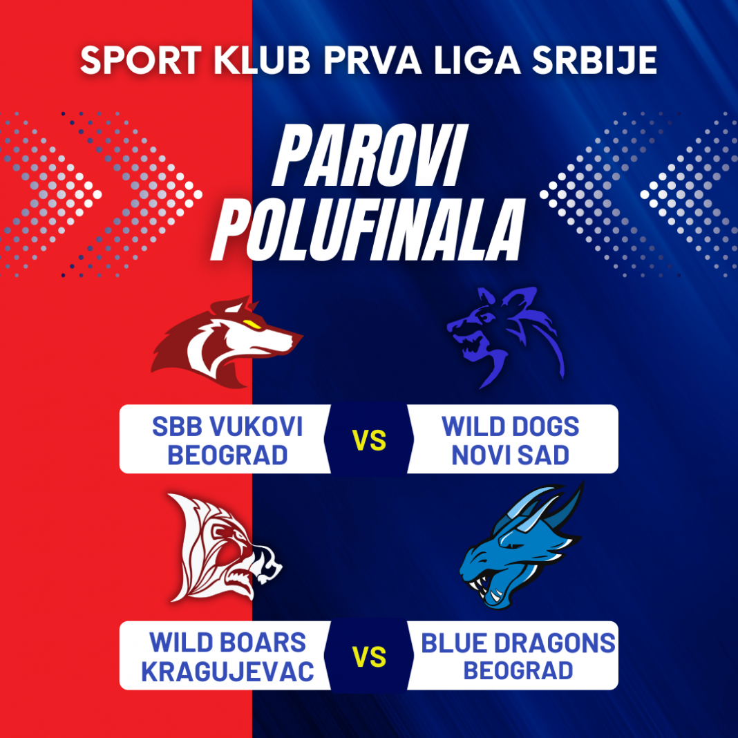 Poznati parovi polufinala Sport Klub Prve lige Srbije!